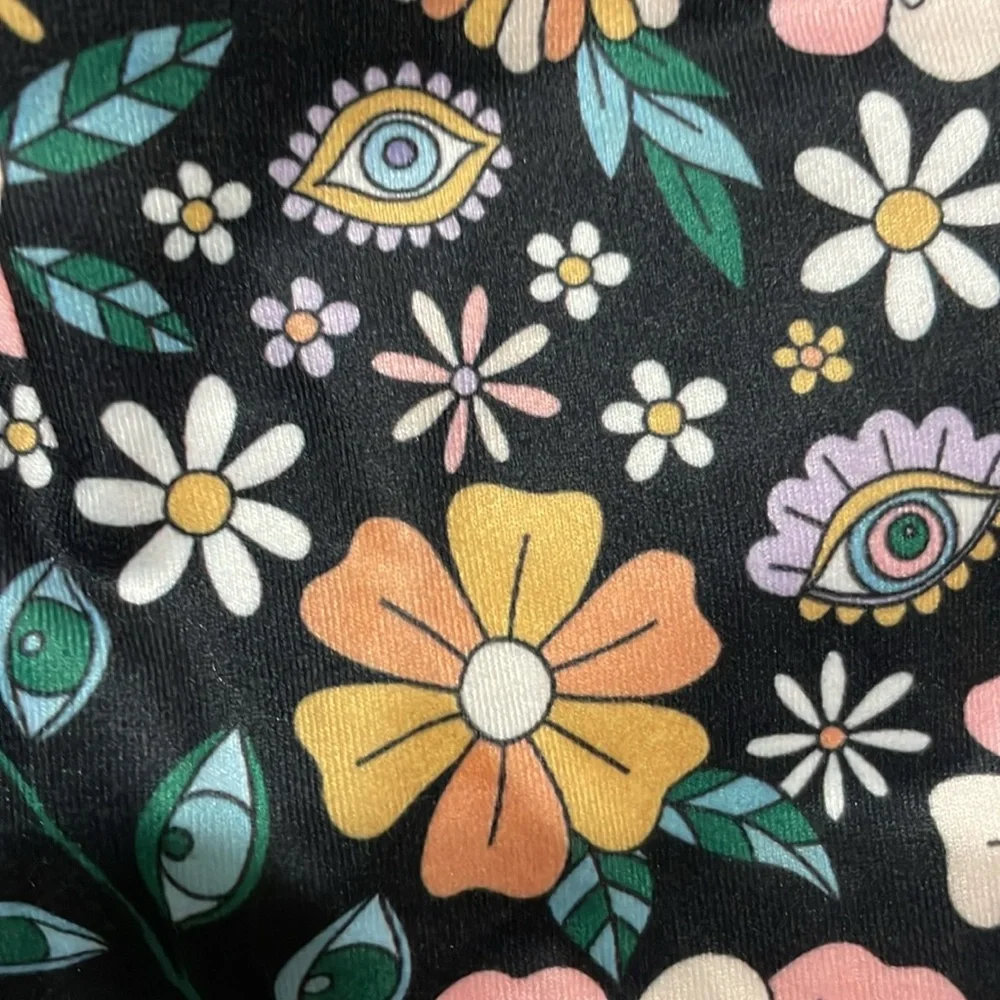Marie Nicole Quirky Skull Floral Dress
